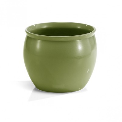 Cache pot rond vert Immanence