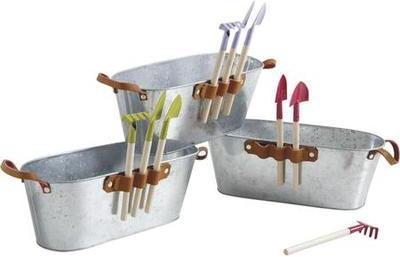 Jardinière outils miniatures Mauve