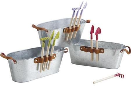 Jardinière outils miniatures Vert