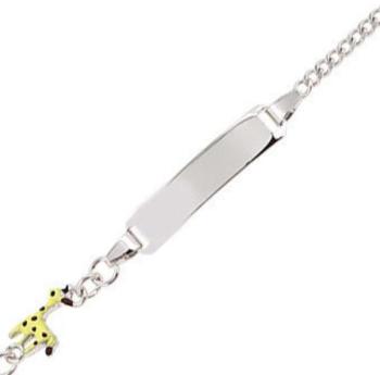 Gourmette bébé girafe (argent massif)