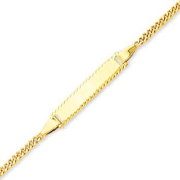 Gourmette bébé maille gourmette (or jaune 18ct)