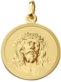 Médaille Christ (or jaune 9ct)