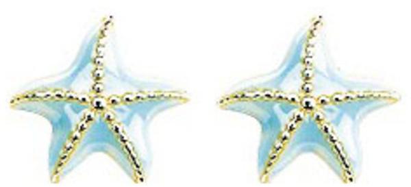 Boucles doreilles Etoile de mer - Vis (or jaune 9