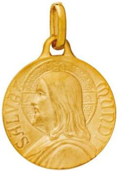 Médaille Christ (or jaune 18ct)