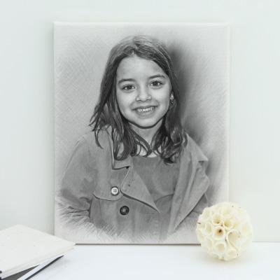 Portrait façon Fusain CadeauxPlaisir com