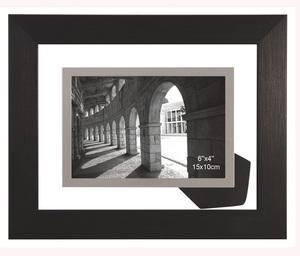 Cadre photo transparent noir