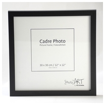 Cadre photo carré noir
