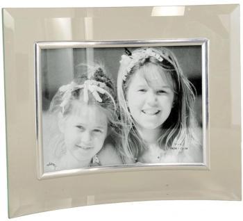 Cadre photo en verre galbé pour photo 13x18 Cadre photo en verre galbé