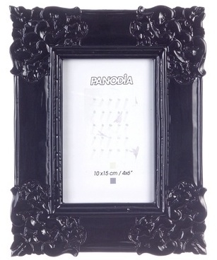 Cadre photo Poppy noir 10x15 cm