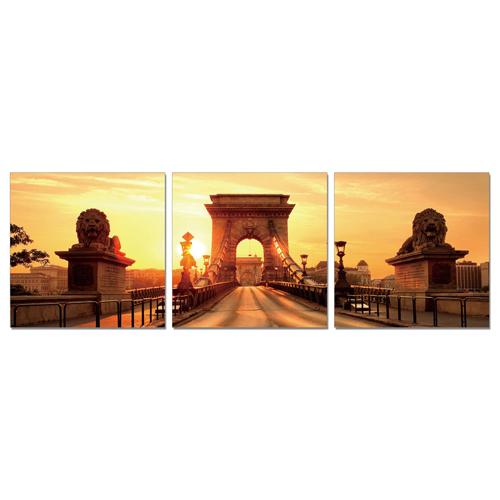 Cadre imprimé 3 photos - L. 150 cm - Arc de triomp