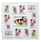 Cadre photo multivues blanc pour 13 photos