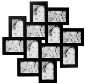 Cadre pele mele noir pour 12 photos 10x15