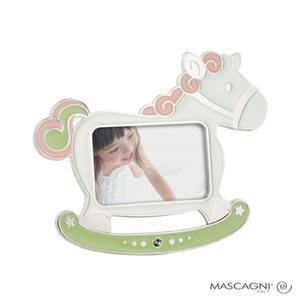 Cadre photo enfant cheval à bascule pour 1 5x8