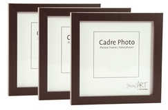 Lot de 3 cadres photo carré 20x20