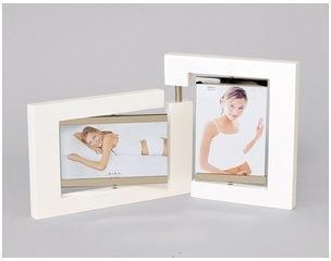 Cadre photo pèle mêle 4 vues blanc