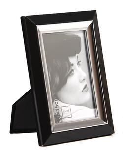 Cadre photo noir argent