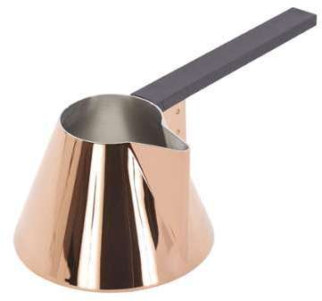 Brew - Pot à lait - cuivre/noir/brossé/PxH 24.5x8c