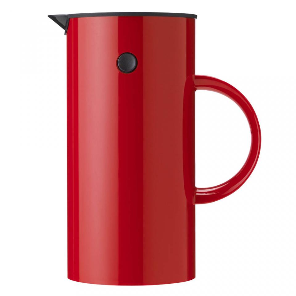 CAFETIERE A PISTON, STELTON ROUGE