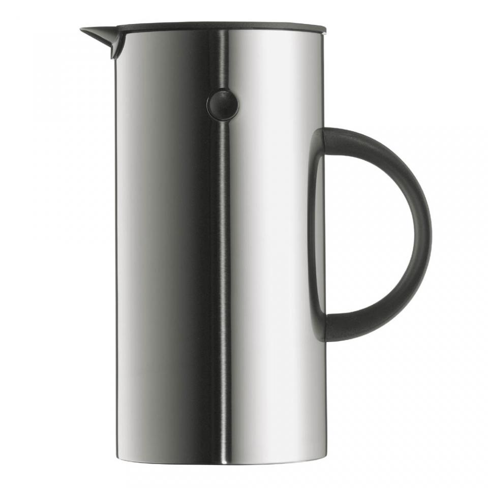 CAFETIERE A PISTON, STELTON, INOX
