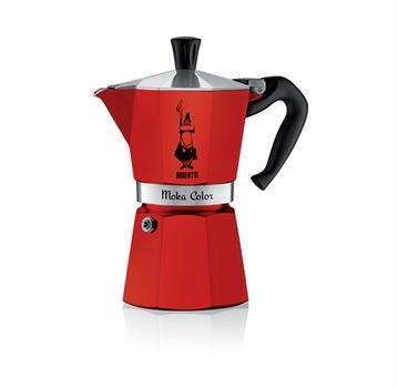 Cafetière italienne Moka Express rouge 3 tasses Bialetti Cafetière italienne Moka Express