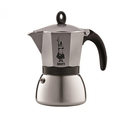 BIALETTI - cafetière italienne 3 tasses anthracite