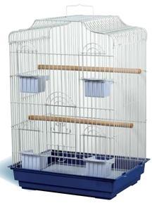 Cage oiseaux marron