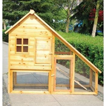 Cage pour Lapin, Clapier en bois avec porte et tir