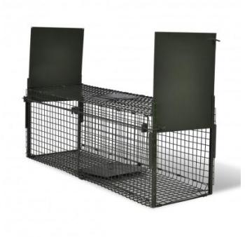 VidaXL Cage piège pour animaux deux entrées anti r