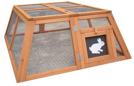 Enclos pliable Trapèze pour lapin et cochon dinde