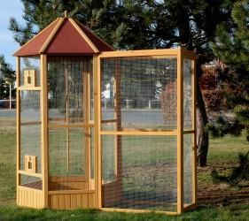 VOLIERE OISEAUX/CAGE OISEAUX DENVER BOIS