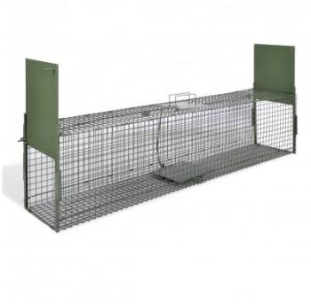 VidaXL Cage piège pour animaux deux entrée anti ro