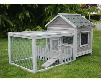 CAGE LAPIN CLAPIER POUR LAPIN BOIS ANIMALS COTTA