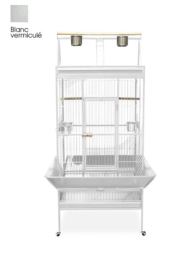 Cage perroquet large Blanche