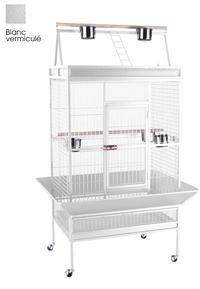 Cage perroquet XL Extra Large blanche