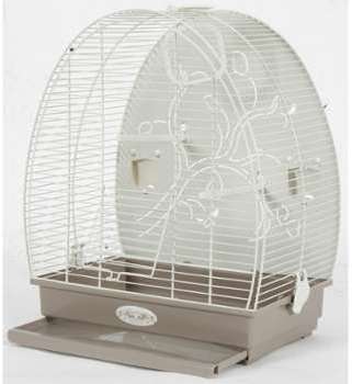 Cage à oiseaux arabesque alice grise L 41 x l 30 x Cage à oiseaux arabesque alice