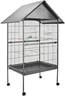 Cage à Oiseau, Oiseau Exotique, Volière à Roulette