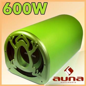 Caisson de basses auto actif10 600W design vert Caisson de basses auto actif10