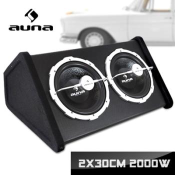 Auna Sono Auto Double Caisson de Basses 2x 30cm 20