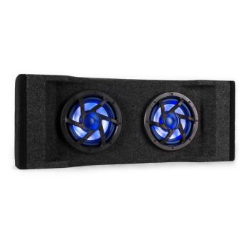 Auna Boomcase X8 subwoofer passif auto 2x20cm (8 )