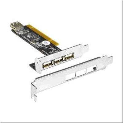 CARTE PCI USB 3+1 STANDARD+LOW PROFILE