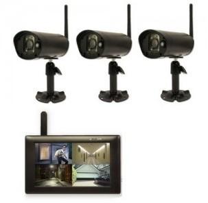 Surveillance IP avec 3 caméras jusquà 150 mètres