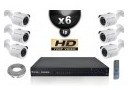 KIT VIDÉO SURVEILLANCE PRO IP : 6X CAMÉRAS POE T
