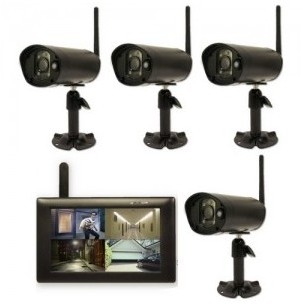 Surveillance IP avec 4 caméras à 150 mètres