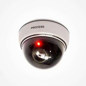 Caméra factice dôme avec LED EMATRONIC EM12D Caméra factice dôme avec LED
