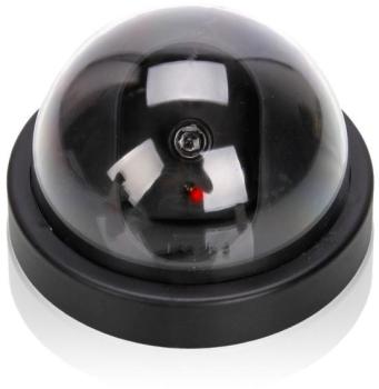 Caméra Factice Noire dôme avec LED intégrée