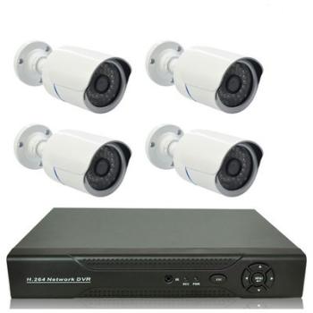 Kit vidéo-surveillance 4 caméras extérieur + enreg