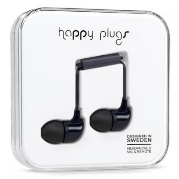 Écouteurs Happy Plugs In-Ear Black