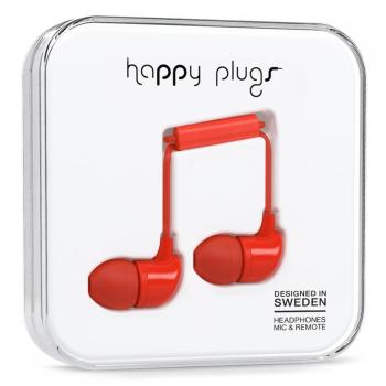 Écouteurs Happy Plugs In-Ear Red
