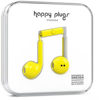 Écouteurs Happy Plugs Earbud Plus Yellow