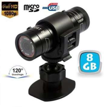 Caméra sport grand angle Full HD 1080P Tube waterp